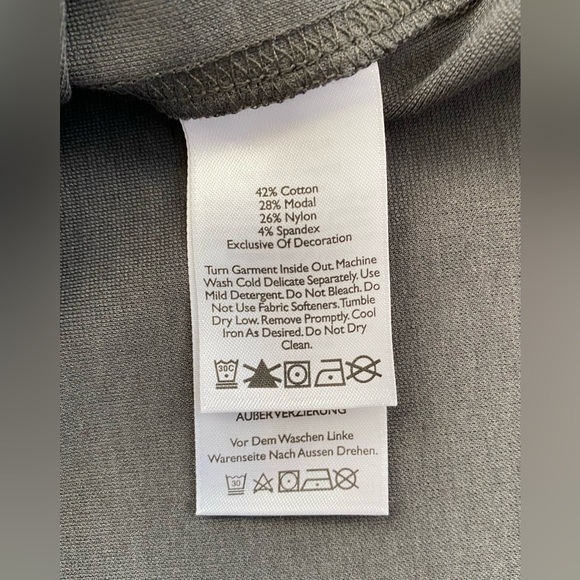 Eddie Bauer Women's Gray Trousers Stretch Pants Zip Hook and Eye Closure Size 6 - Picture 14 of 15